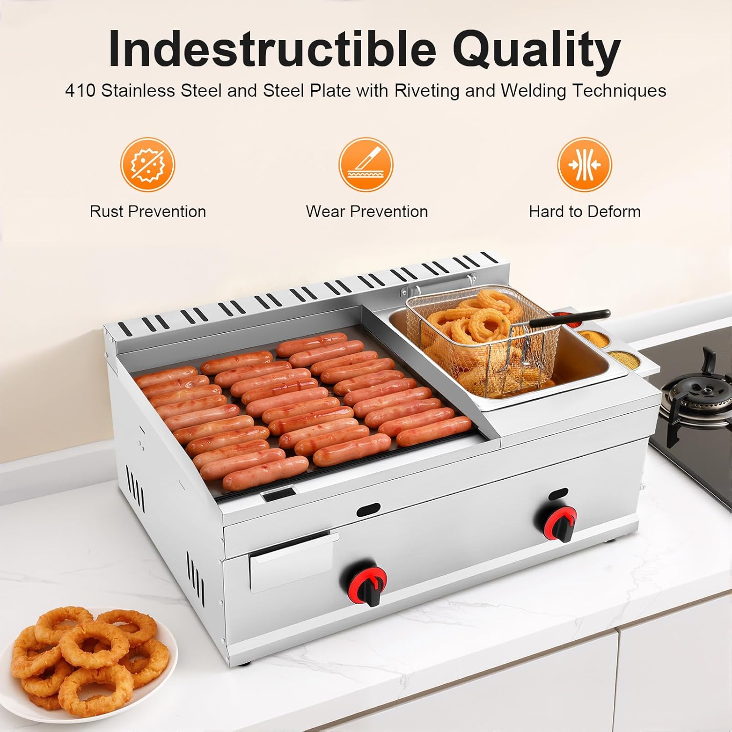 Deep-Frying Machine, 6L/1.59Ga – Deep Fryer Stainless recenzja i cena