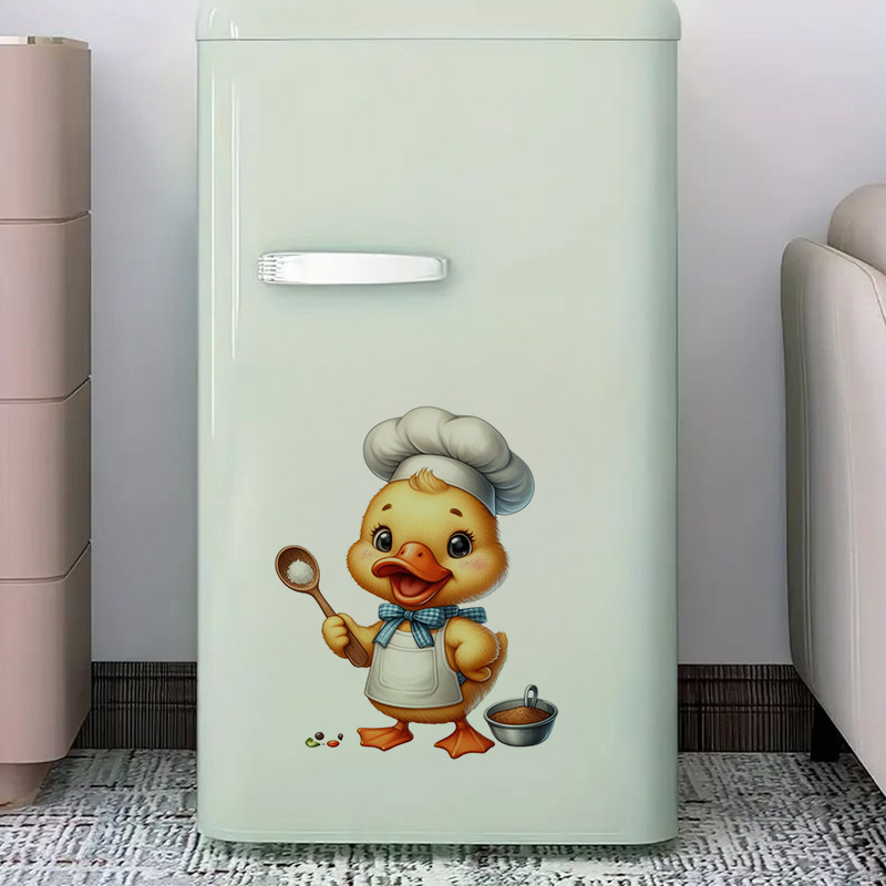 Cartoon Duck Chef Self-Adhesiv – Kitchen Appliances Design recenzja i cena