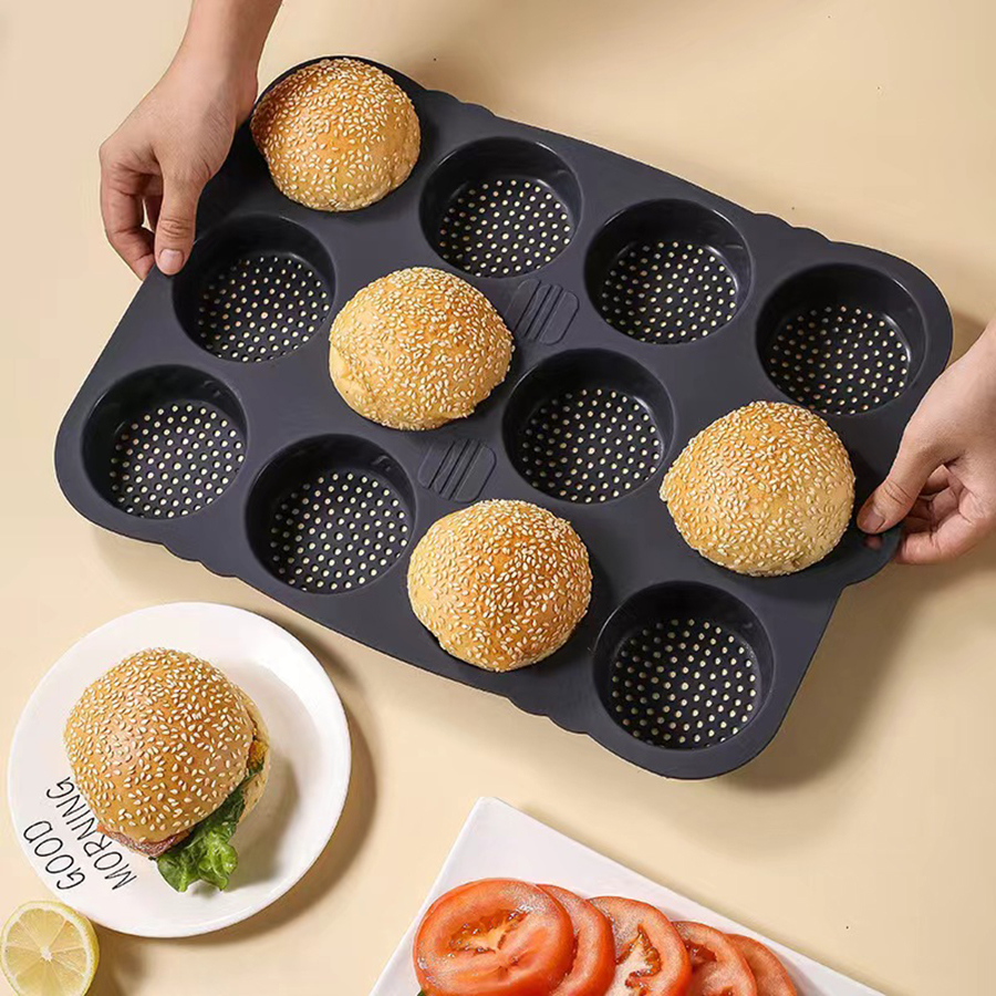 1PC Hamburger Bread mold 12-ho – Kitchen Appliances Design recenzja i cena