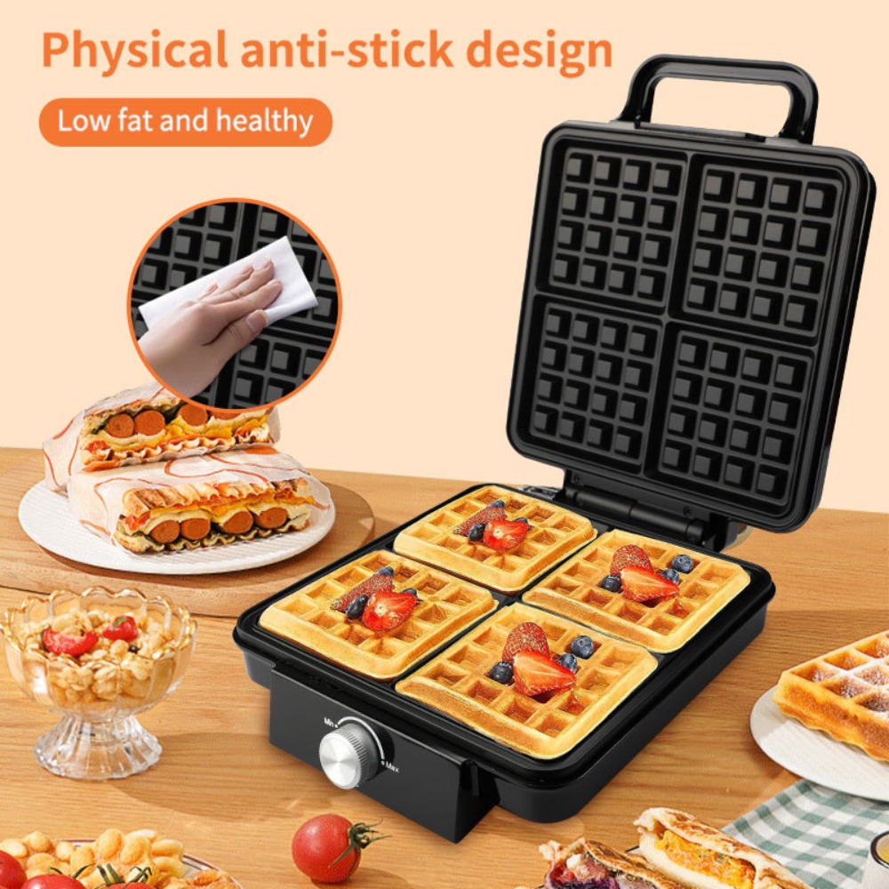 4 Square Belgian Waffle Maker  – Kitchen Appliances For.Xmas recenzja i cena