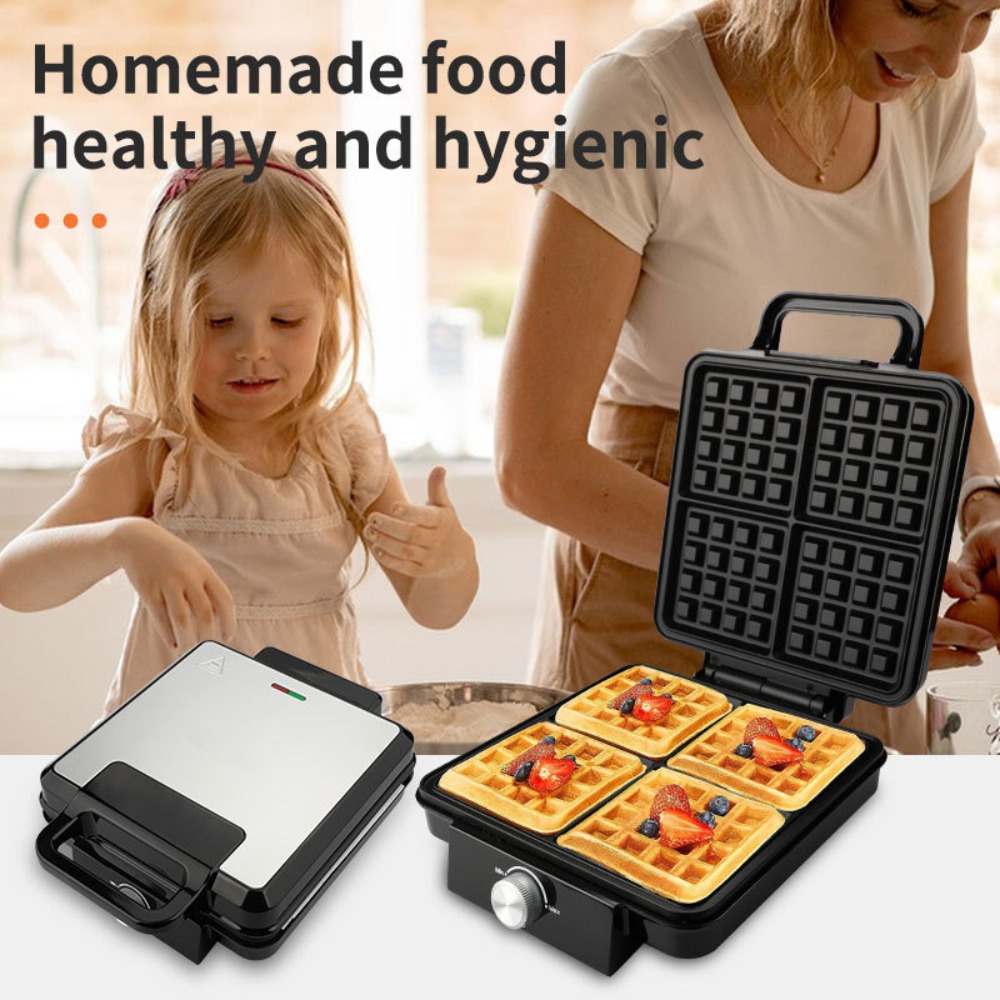 4 Square Belgian Waffle Maker  – Kitchen Appliances For.Xmas recenzja i cena