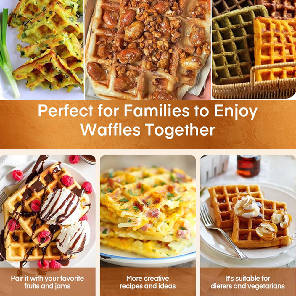 4 Square Belgian Waffle Maker  – Kitchen Appliances For.Xmas recenzja i cena