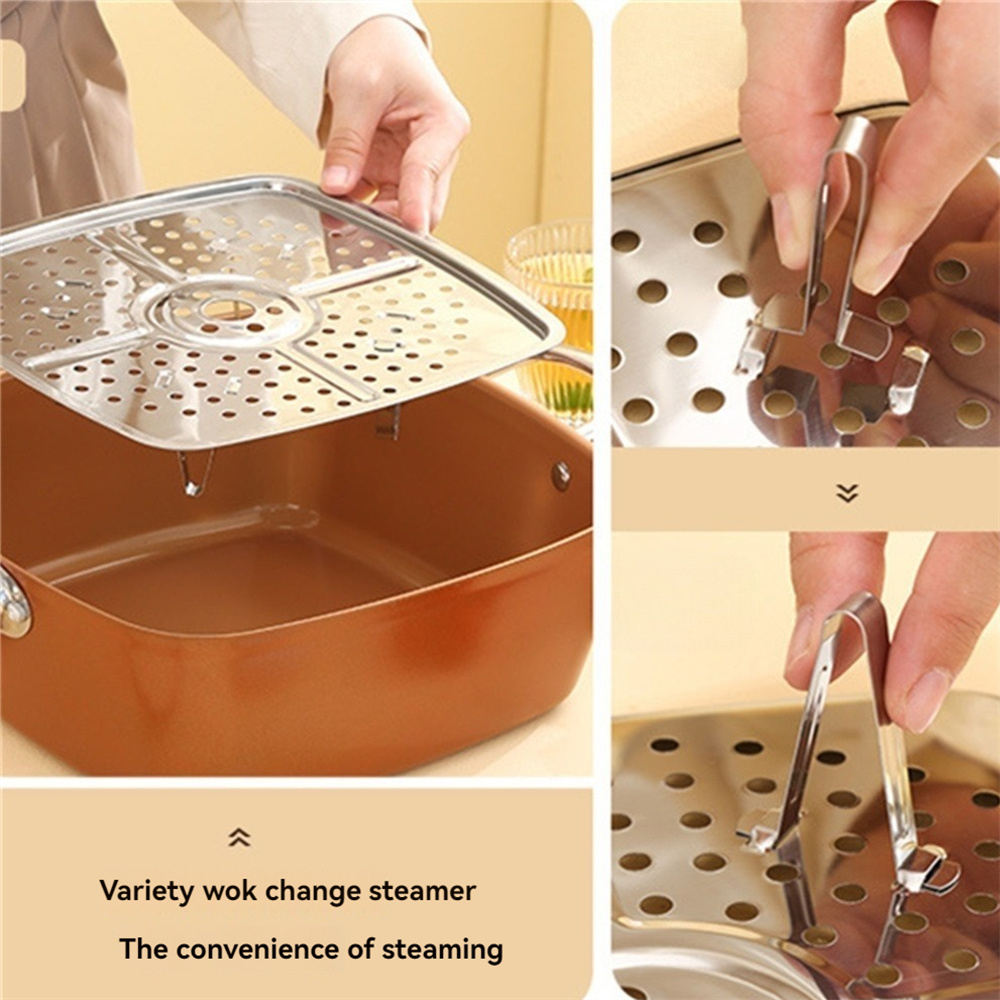 4 Piece Stainless steel multi- – Deep Fryer Stainless recenzja i cena