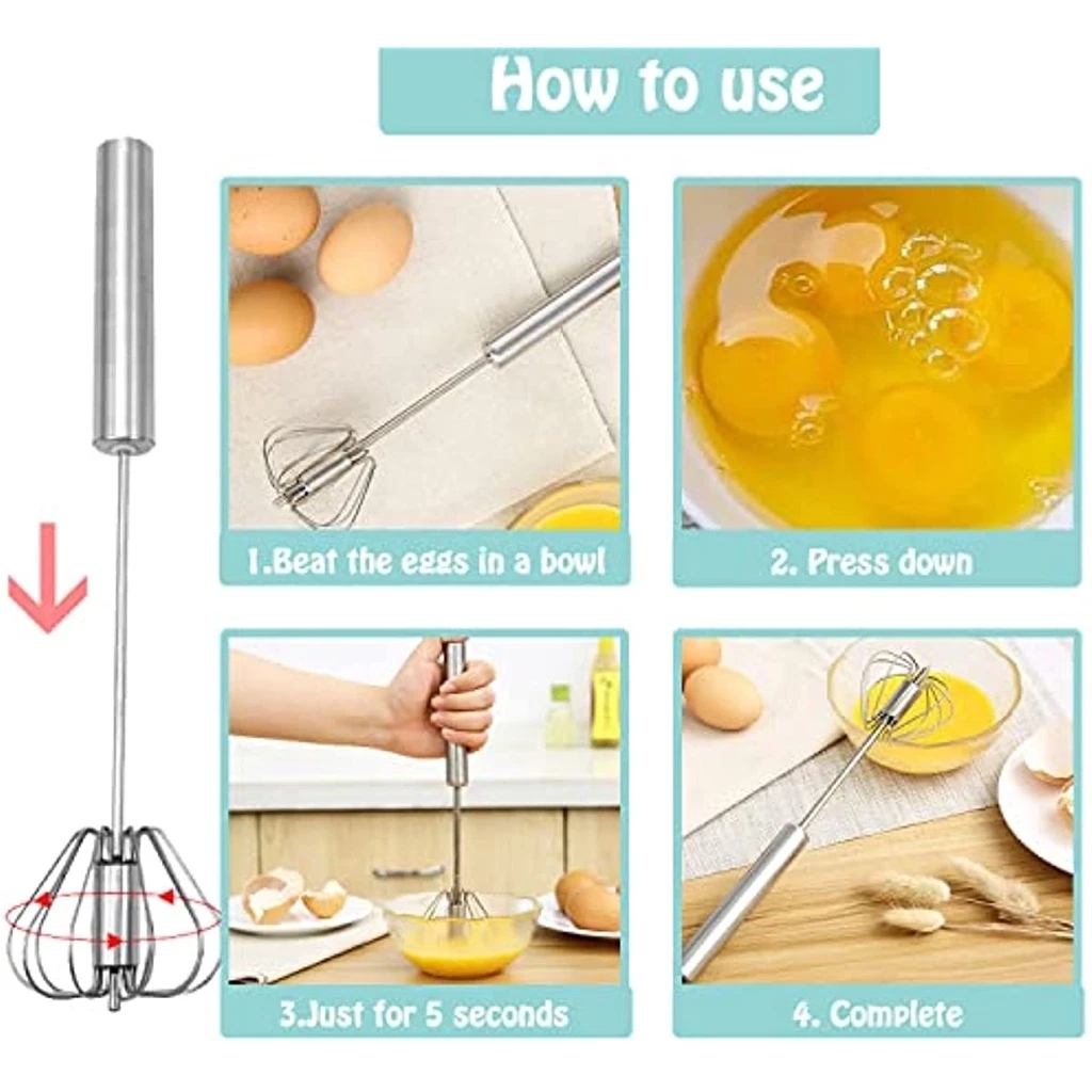 1/3pcs Stainless Steel Egg Bea – Kitchen Appliances Electronics recenzja i cena