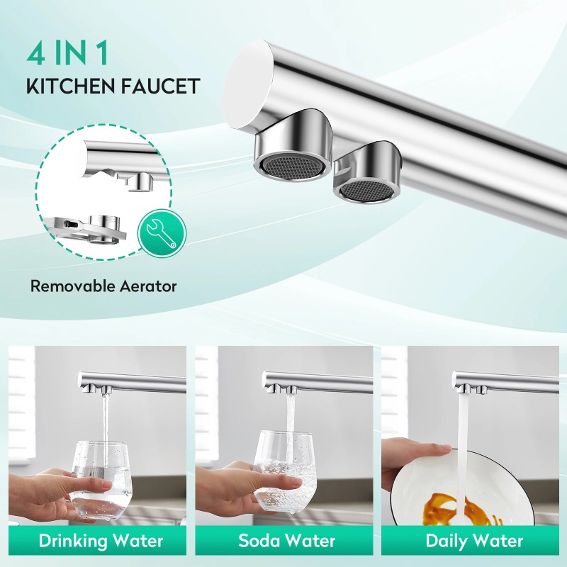 Soda 4 Way Kitchen Faucet Kitc – Kitchen Appliances Design recenzja i cena