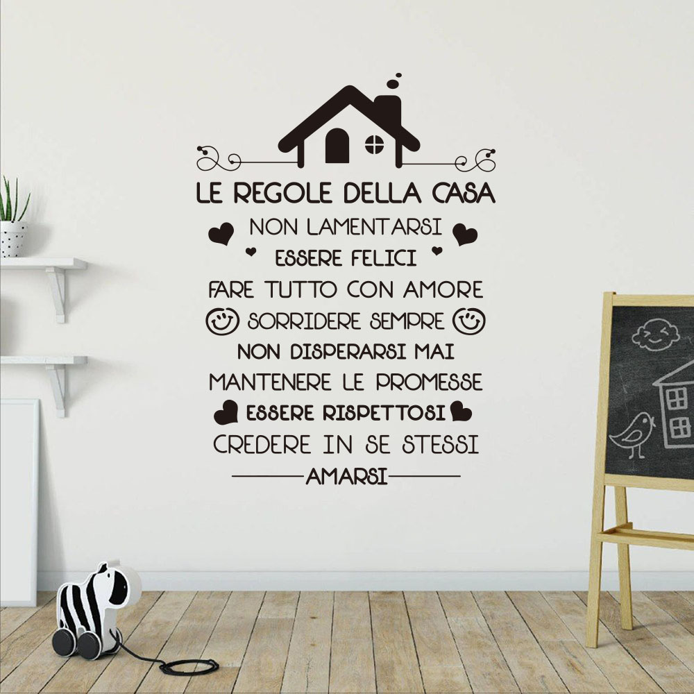Italian House Rules Wall Decal – Kitchen Appliances Design recenzja i cena