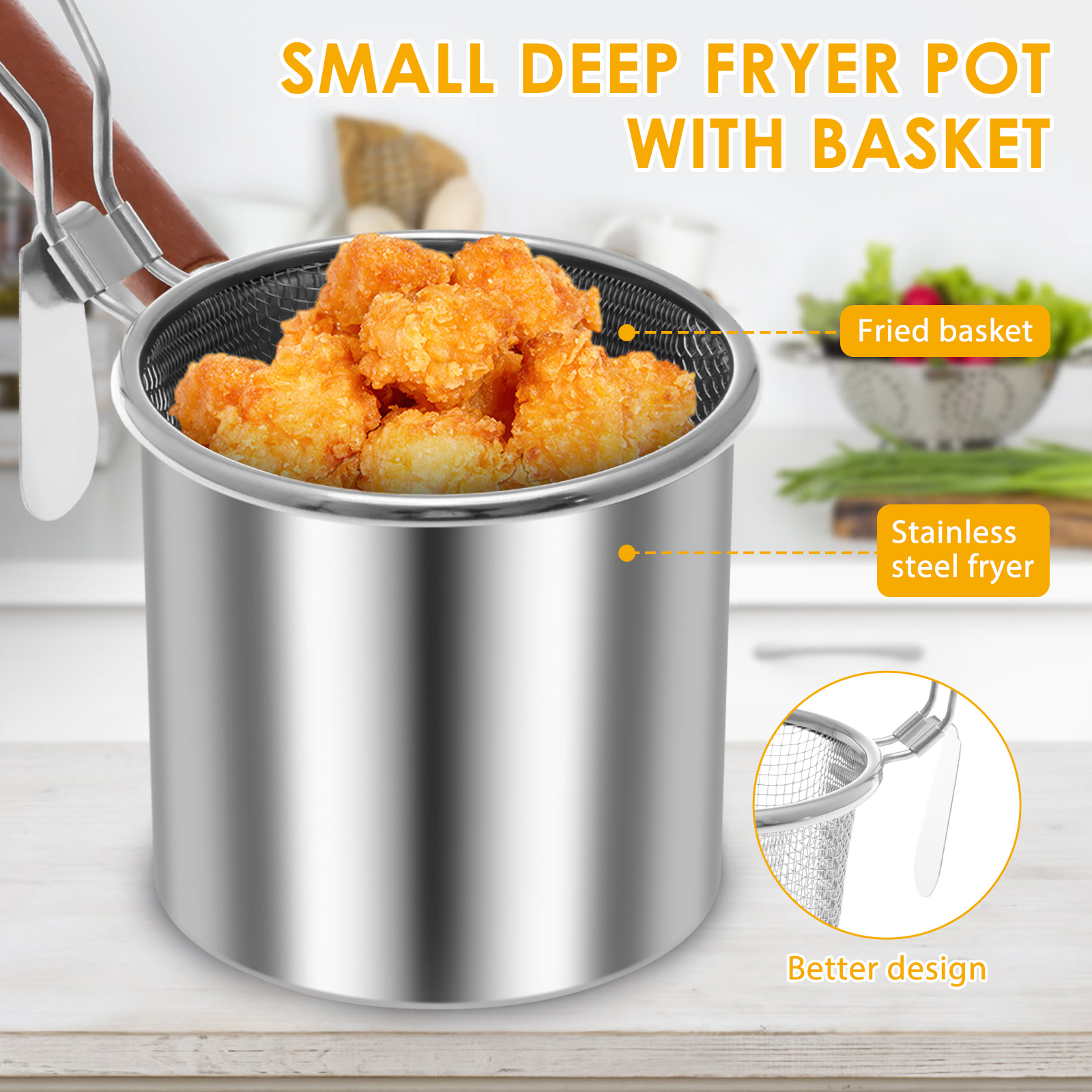 Small Deep Fryer Pot with Bask – Deep Fryer Stainless recenzja i cena